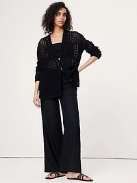 Cotton Crochet Cardigan