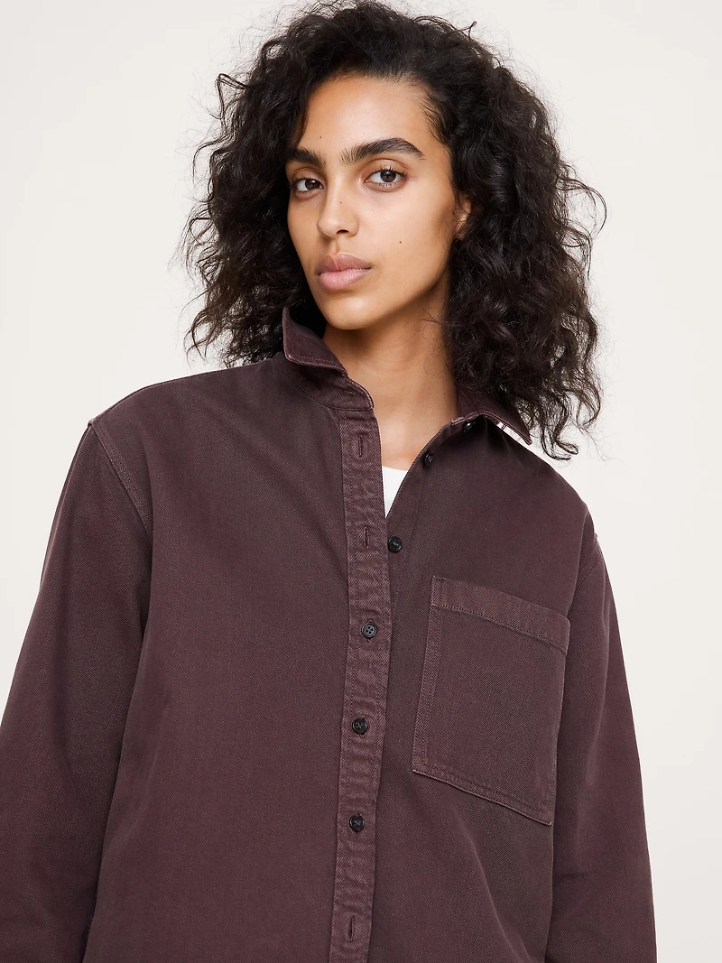 The Oversized Denim Shirt
