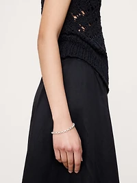 Mini Double Oval Link Chain Bracelet