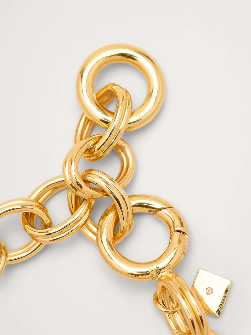 Double Oval Link Chain Bracelet