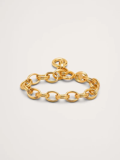 Double Oval Link Chain Bracelet