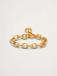 Double Oval Link Chain Bracelet