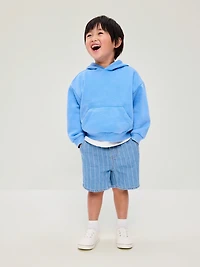 Oversized Boxy Washed Unisex Pullover Hoodie for Toddler