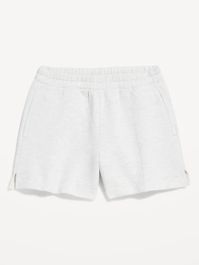 High-Waisted Bounce Fleece Shorts - 5-inch inseam