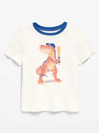 T-shirt à imprimé à manches courtes pour tout-petit