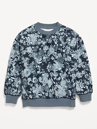 Printed Oversized Crew-Neck Sweatshirt for Boys