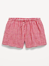 Printed Linen-Blend Shorts for Girls