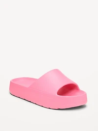 Platform Slide Sandals for Girls (Partially Plant-Based