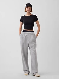 GapFit Smooth Reversible Wrap Crop Top