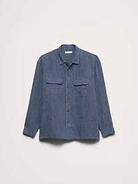 Relaxed-Fit Linen Resort Shirt