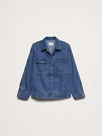 Lightweight Denim Utility Jacket
