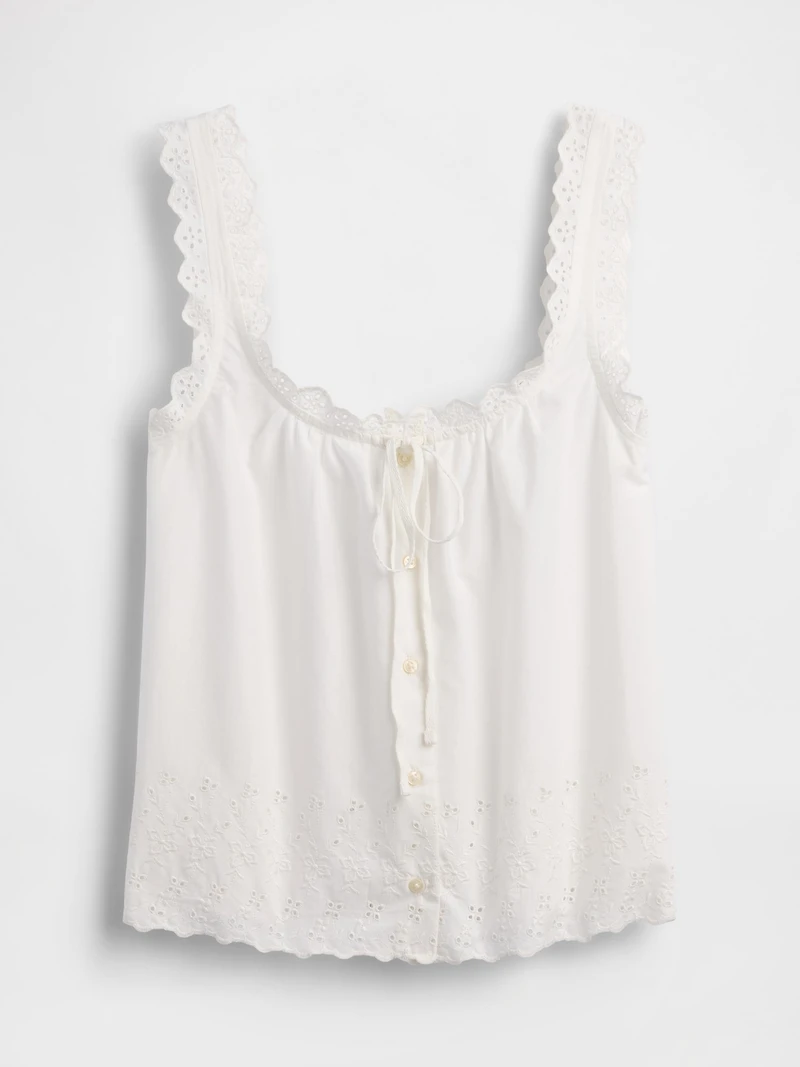 Embroidered PJ Tank