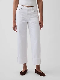 Low Slung Relaxed Crop Jeans