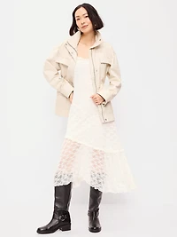 Cinched-Waist Utility Jacket