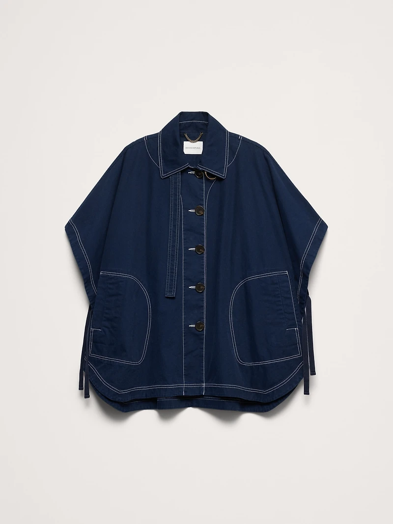 Cotton Twill Cape