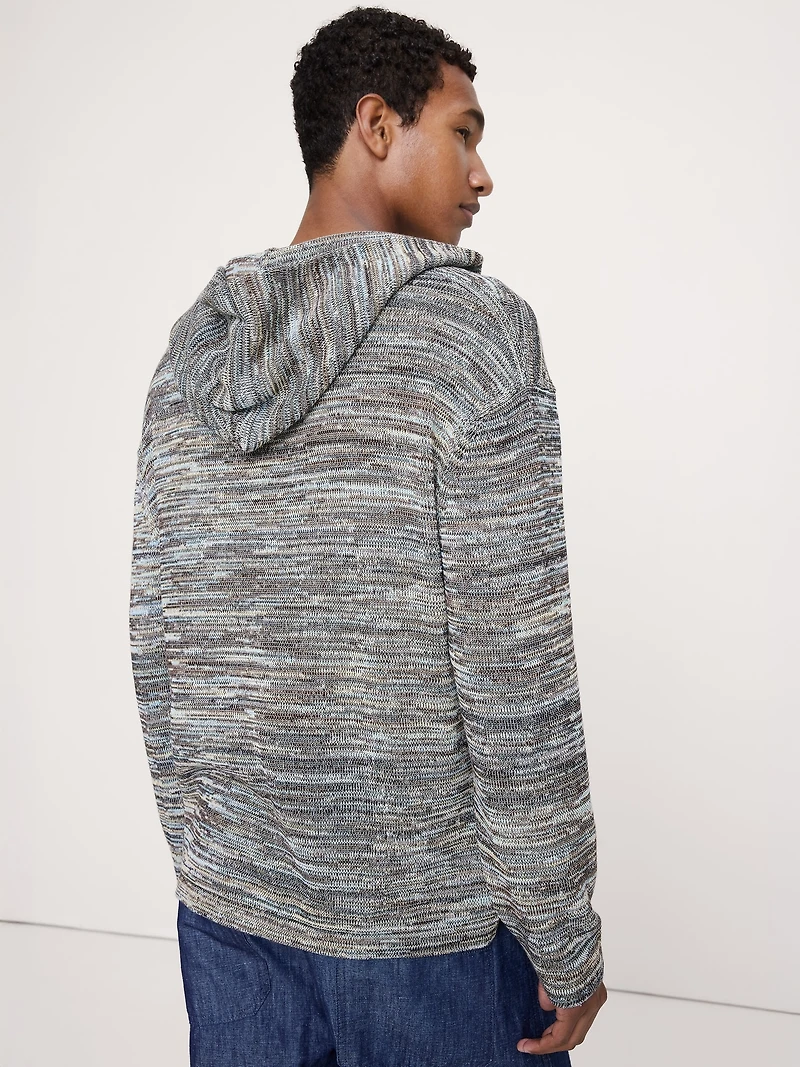 Spacedye Cotton Sweater Hoodie