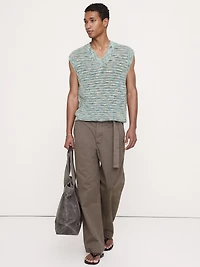 Spacedye Cotton Crochet Vest