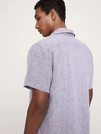 Standard-Fit Midweight Linen Resort Shirt