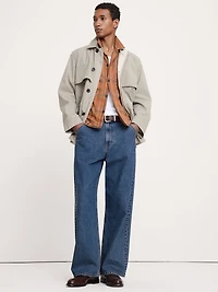 Relaxed-Fit Summerweight Cotton Short-Sleeve Shirt