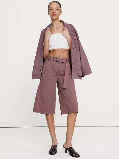 16" Cotton Long Bermuda Short