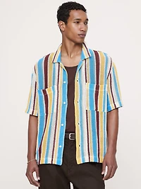 Cotton Mesh Resort Shirt
