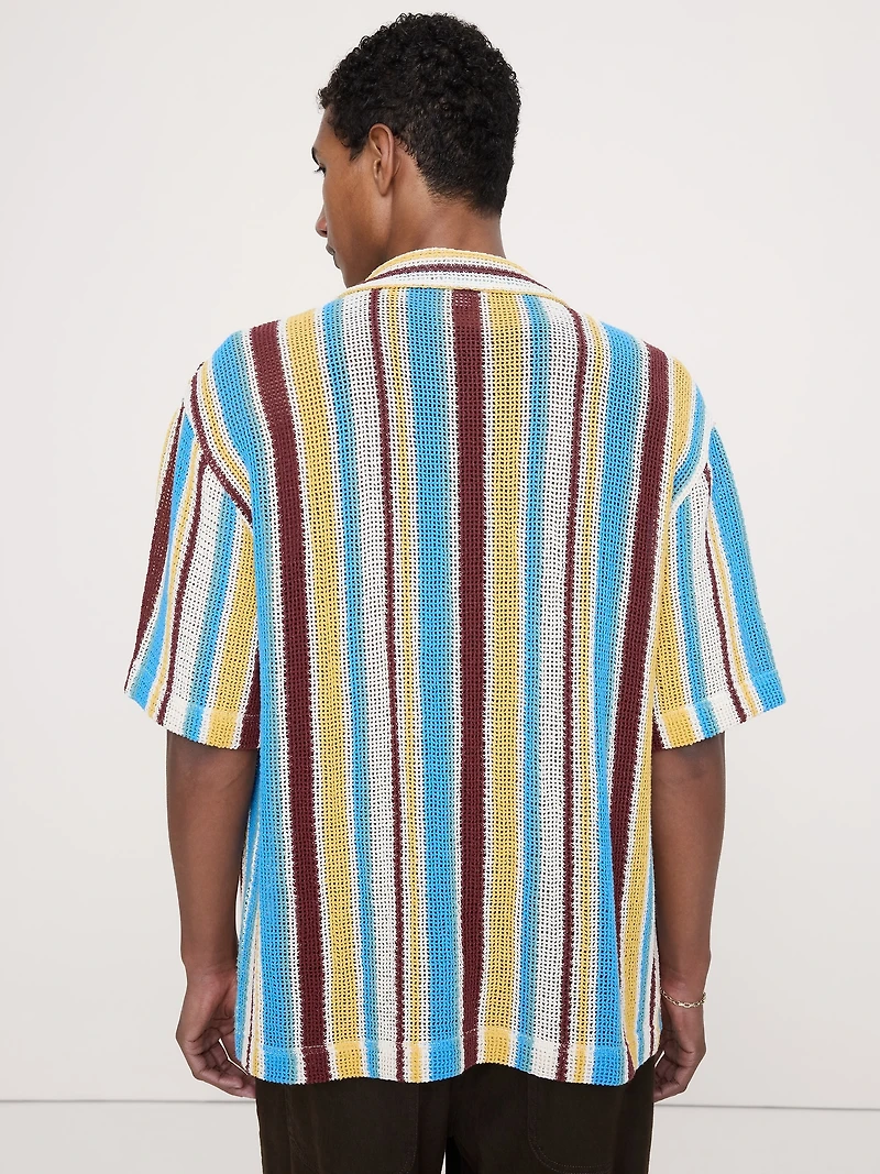 Cotton Mesh Resort Shirt