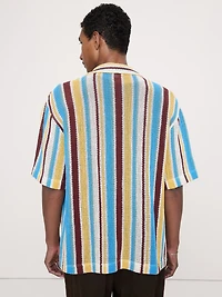 Cotton Mesh Resort Shirt