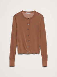 Sheer Ultra-Fine Cotton Cardigan