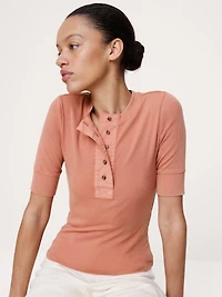 Ribbed Henley