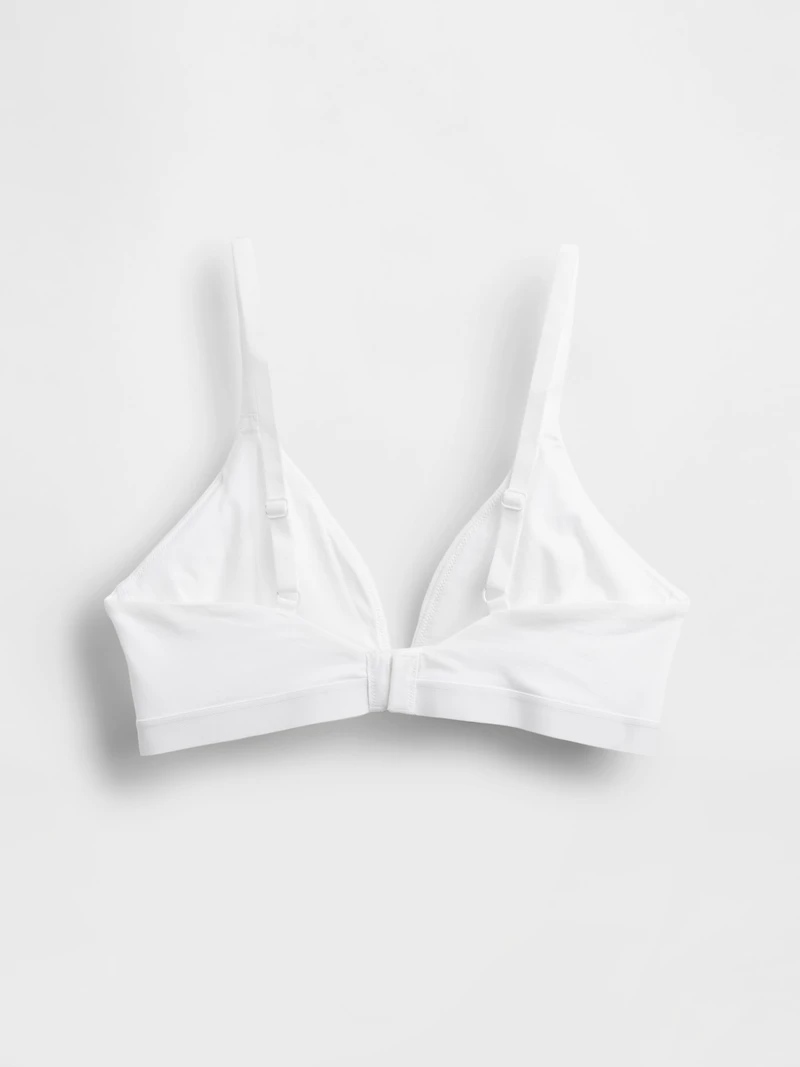 Organic Stretch Cotton Triangle Bra