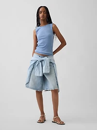 Pointelle Shell Tank Top