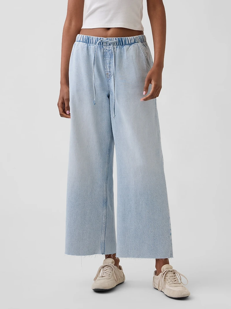 Low Rise Easy '90s Loose Crop Jeans