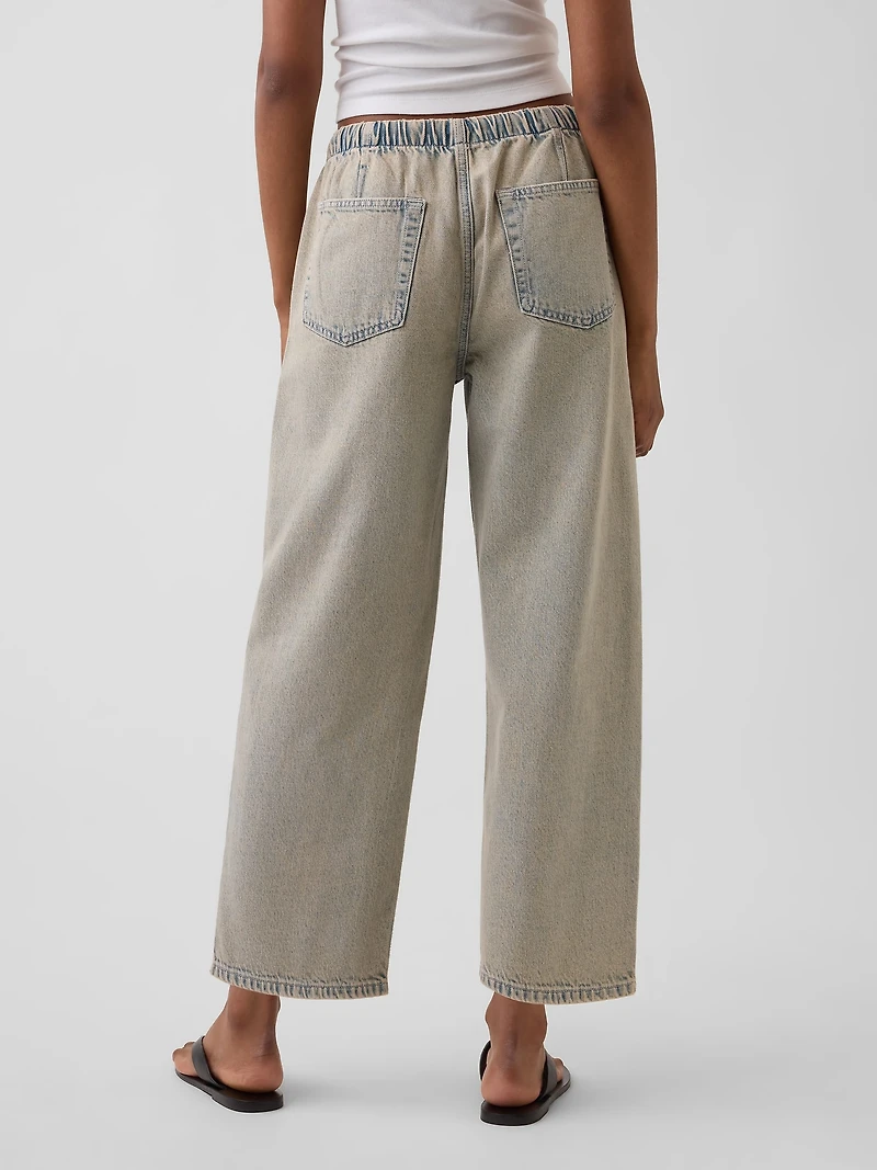 Low Rise '90s Loose Easy Crop Jeans