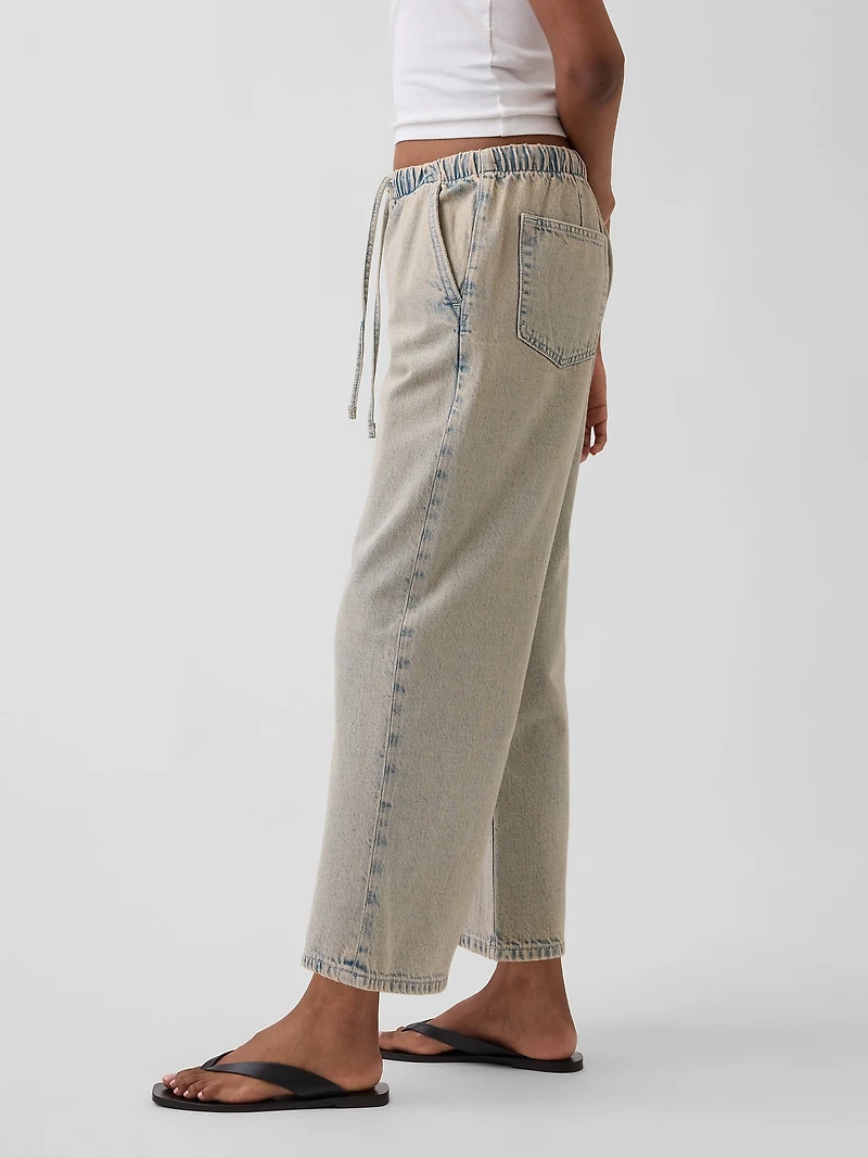 Low Rise '90s Loose Easy Crop Jeans