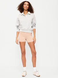 High-Waisted Biker Shorts - 4-inch inseam