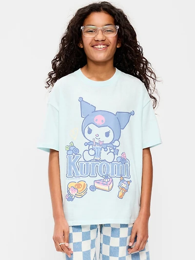 Kuromi™ Oversized Graphic T-Shirt for Girls