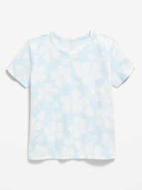 Softest Printed Short-Sleeve T-Shirt for Girls