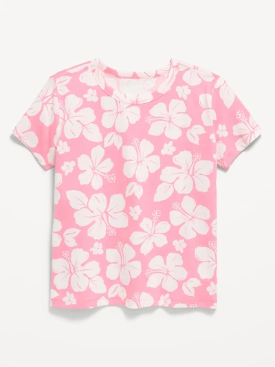 Softest Printed Short-Sleeve T-Shirt for Girls