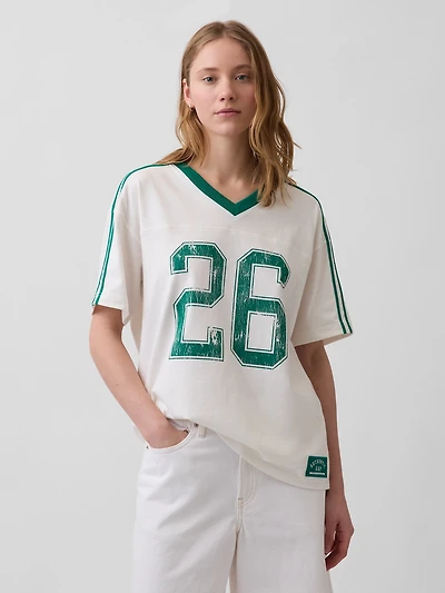 Oversized Varsity Logo T-Shirt