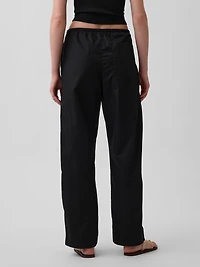 Poplin Easy Barrel Pants