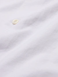 Slim-Fit Linen-Cotton Dress Shirt