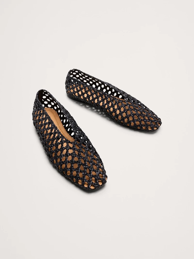 Woven Ballet Flats