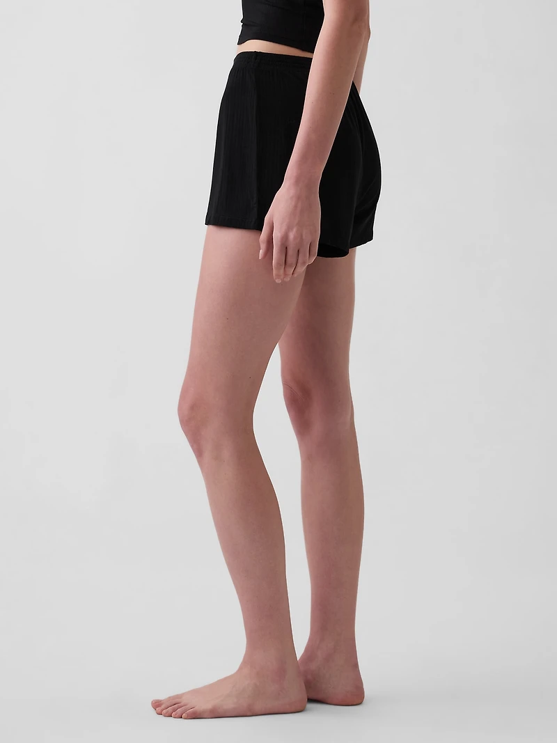 Softest UltraFine Rib Modal PJ Shorts