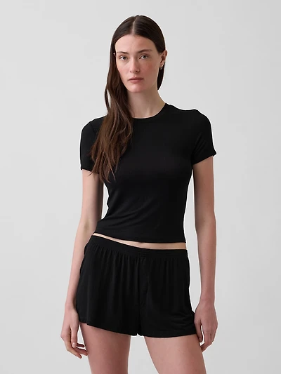 Softest UltraFine Rib Modal PJ T-Shirt