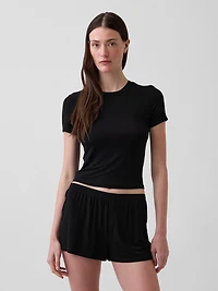 Softest UltraFine Rib Modal PJ T-Shirt