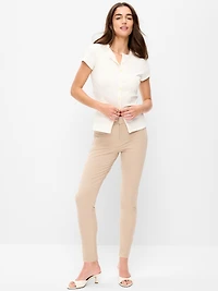 High-Waisted Pixie Skinny Ankle Pants