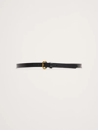 Slim Leather Belt
