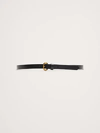 Slim Leather Belt