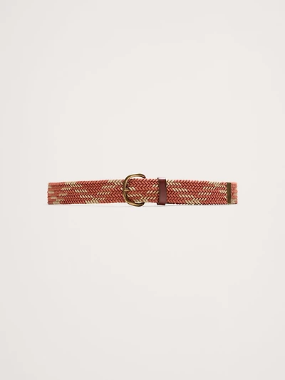 Braided Cotton Canvas Belt