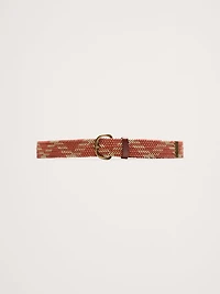 Braided Cotton Canvas Belt